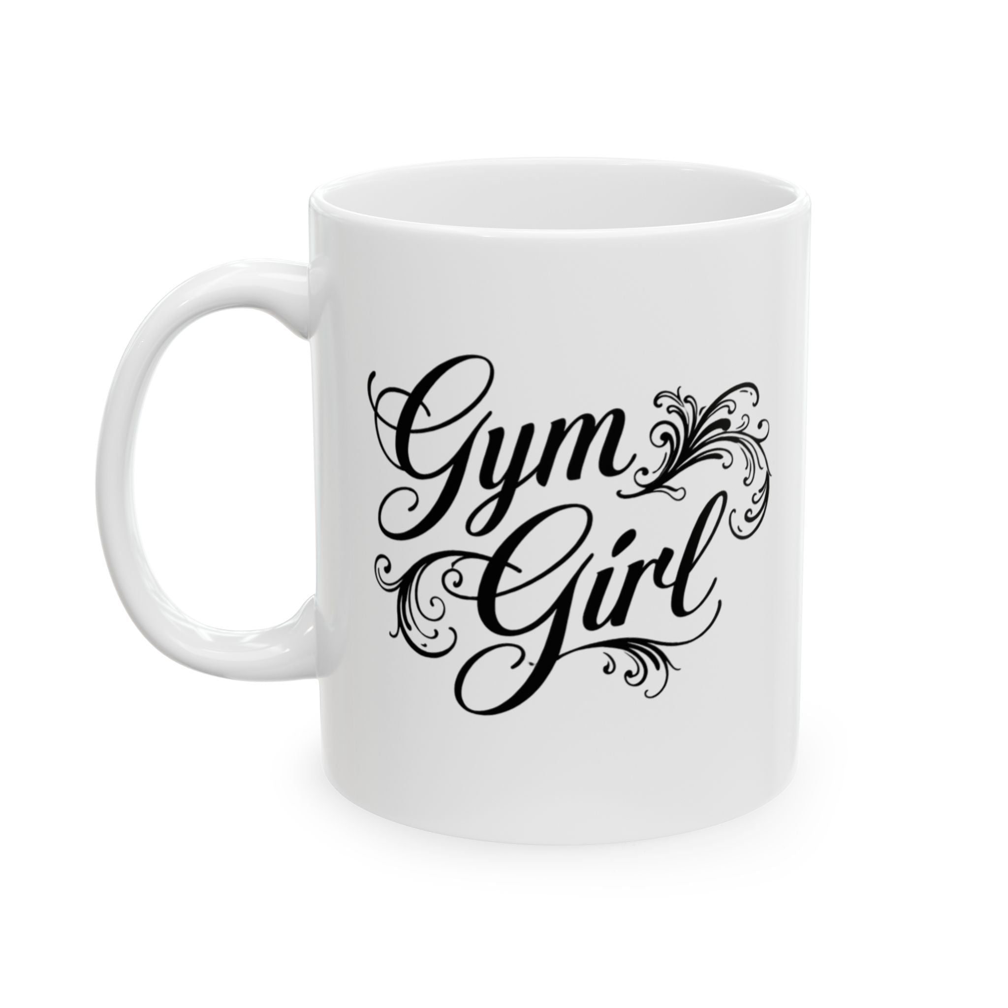 "Gym Girl" Kaffee-, Teetasse; Keramiktasse